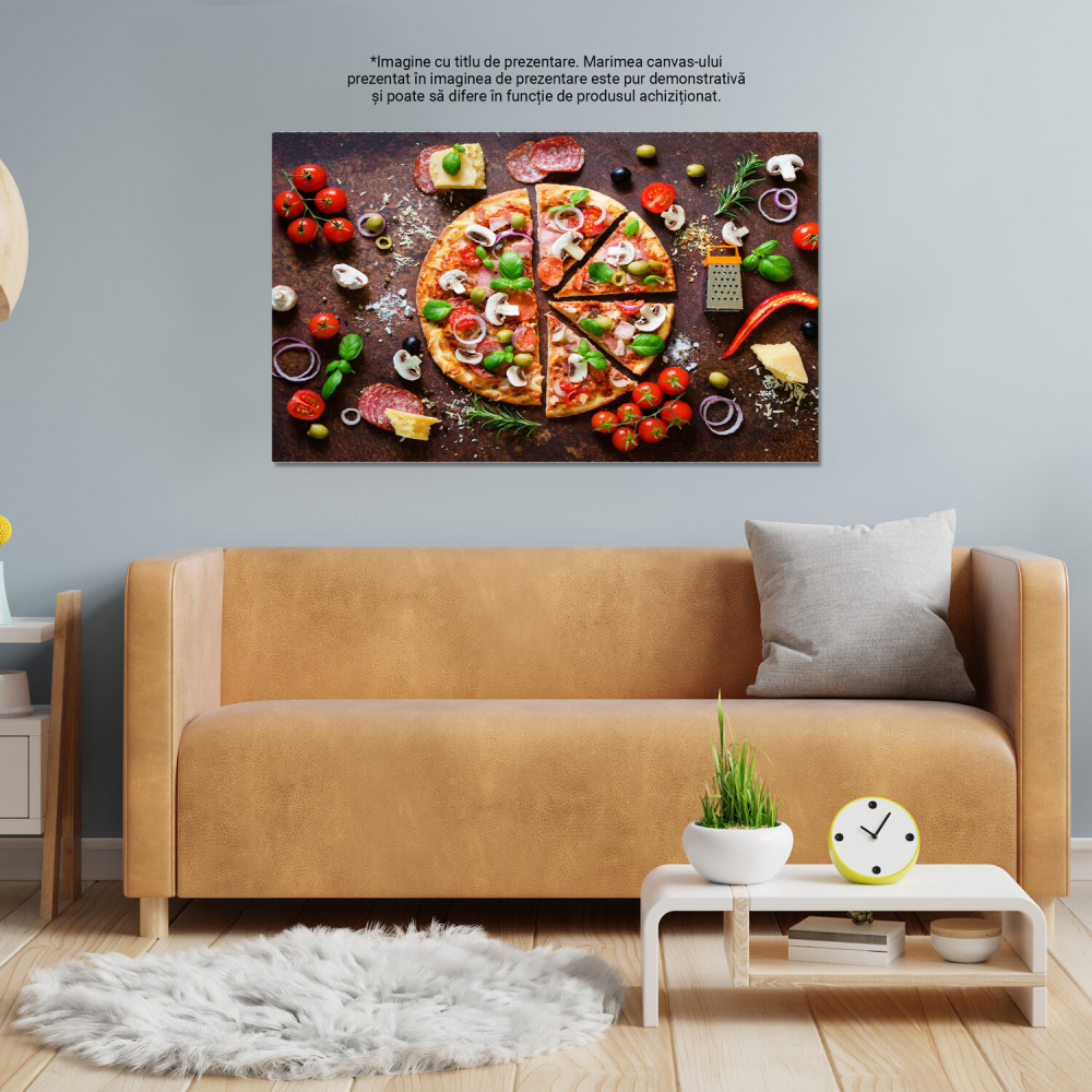 Ingrediente Pentru Pizza Italiană: Aromă și Tradiție, Marime 40x25CM [4]