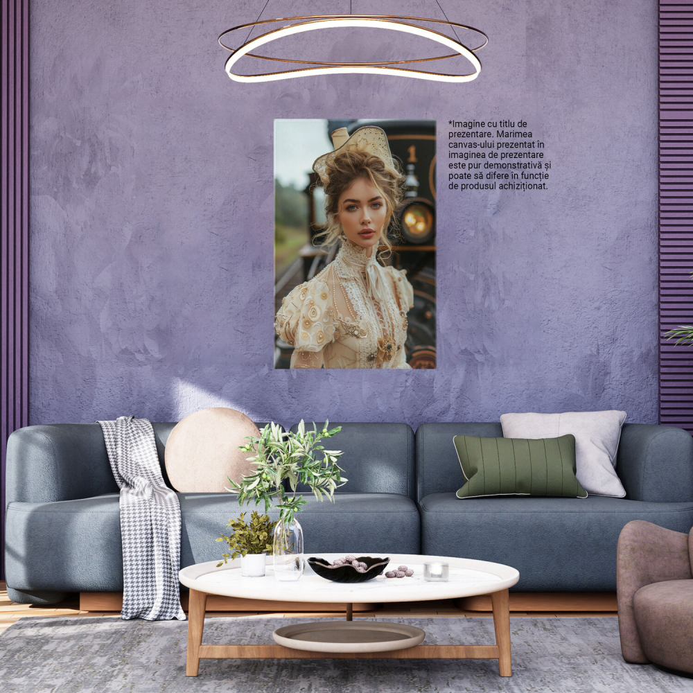 Tablou Canvas Întâlnire cu Alte Timpuri în Gara Domnița, Marime 40x25CM [3]