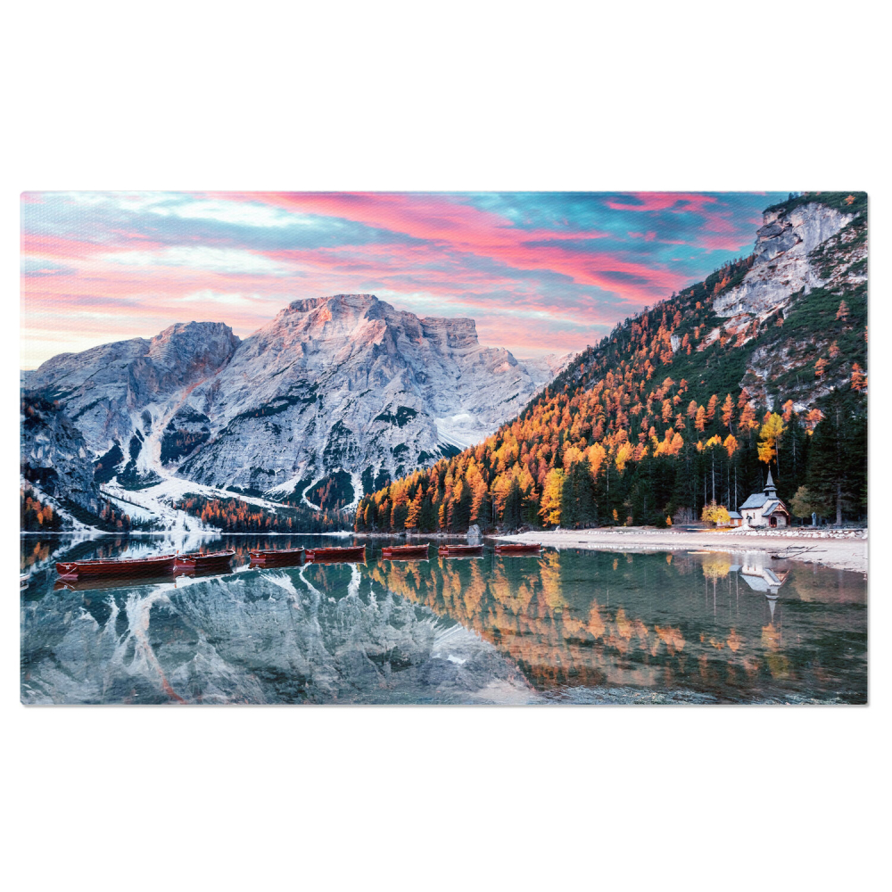 Lacul Braies - Mister și Splendoare în Dolomiți, Marime 40x25CM [1]
