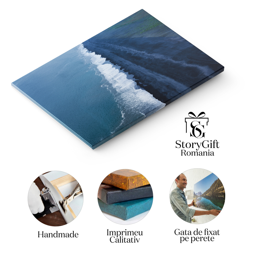 Laguna Glaciară Islandeză – Un Colț de Paradis Natural, Marime 40x25CM [2]