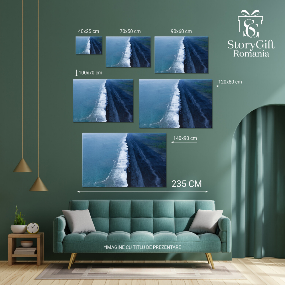 Laguna Glaciară Islandeză – Un Colț de Paradis Natural, Marime 40x25CM [4]