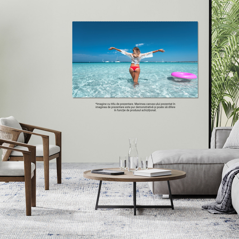 Tablou Canvas Lumea în Apă: Relaxare la Marea Ocean, Marime 40x25CM [4]