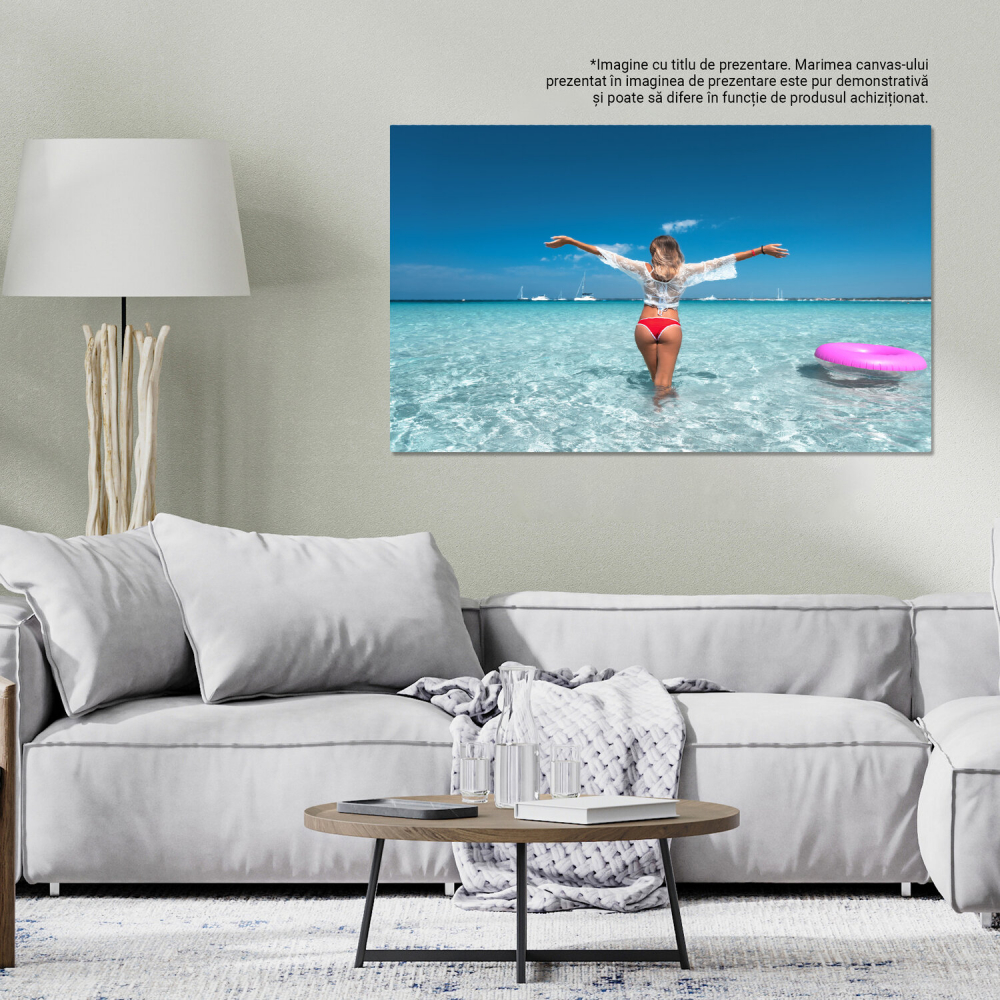 Tablou Canvas Lumea în Apă: Relaxare la Marea Ocean, Marime 40x25CM [3]