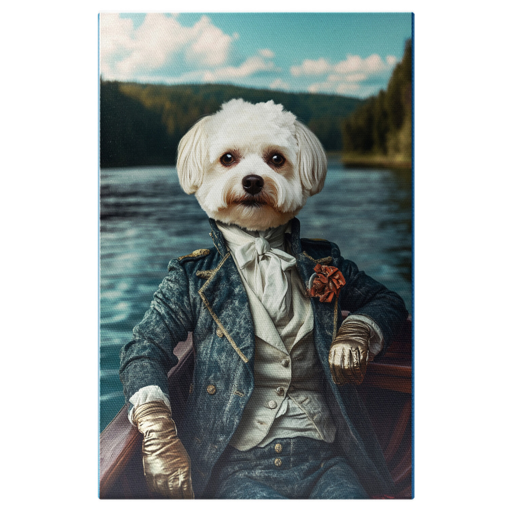 Tablou Canvas Personalizat Marchiz Regal pe Apă în Barcă de Lemn
Marime 40x25CM [1]