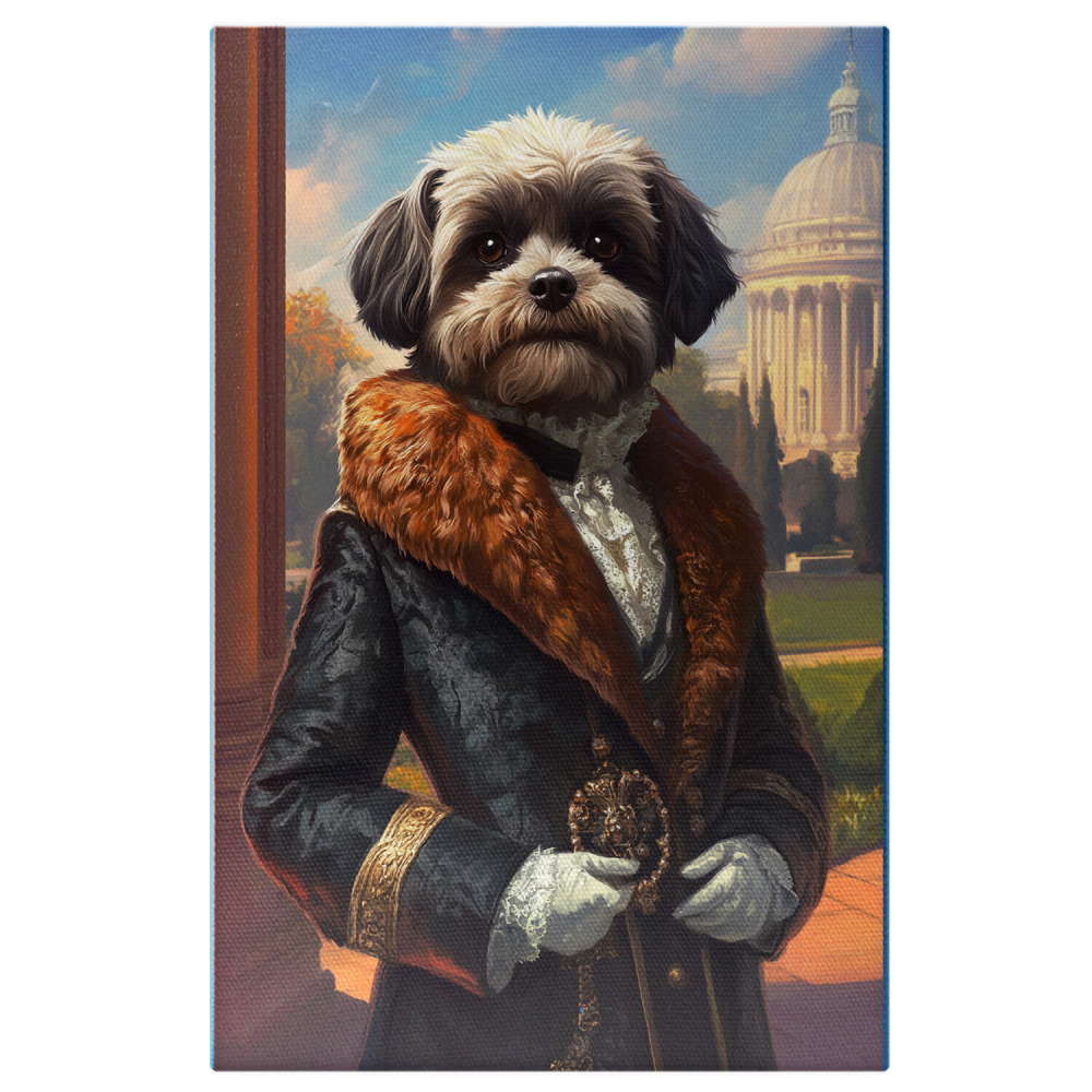  Tablou Canvas Personalizat Marchiza În Pădure Cu Mănuși AlbeMarime 120x80CM [1]