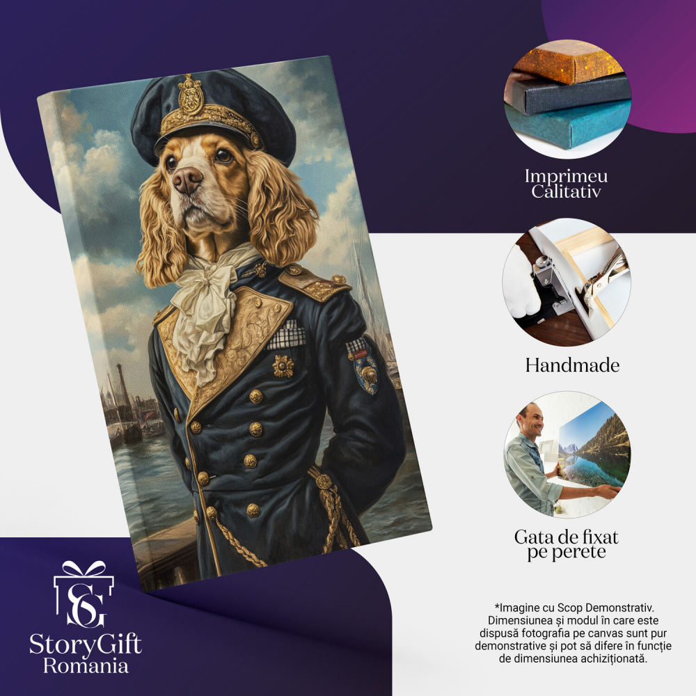 Tablou Canvas Personalizat Marinar Cu Pălărie De Căpitan
Marime 40x25CM [4]