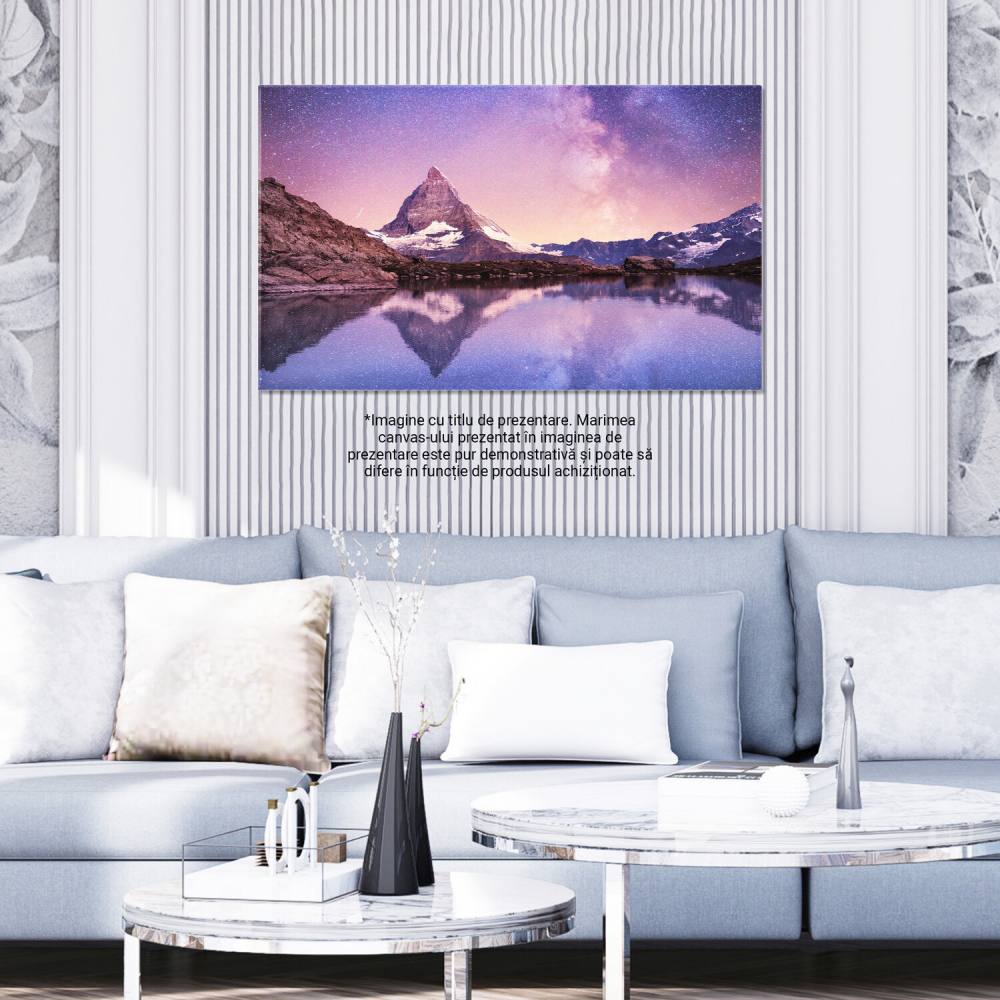 Matterhorn Reflectat: Pictura Scenică a Naturii Elvețiene, Marime 40x25CM [3]