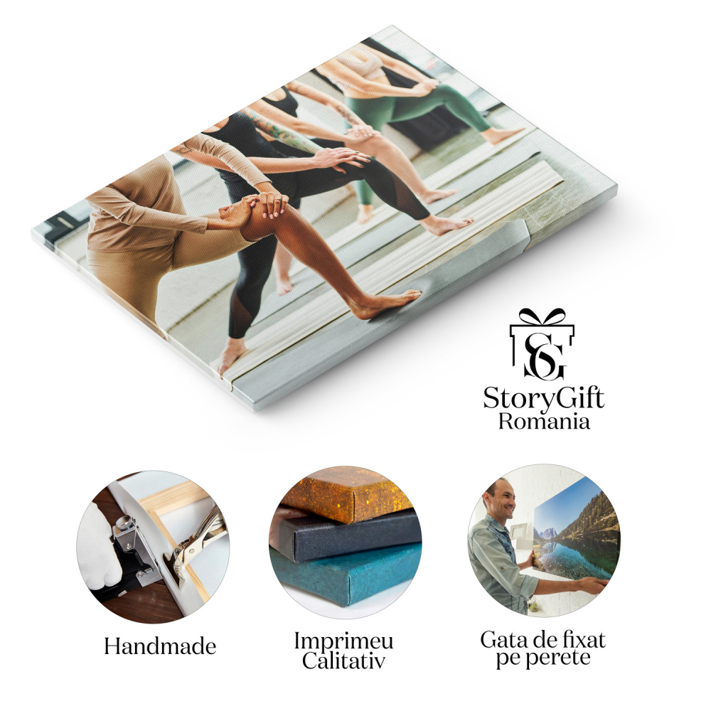 Meditație în Sala de Sport: Yoga pentru Armonie și Echilibru, Marime 40x25CM [2]