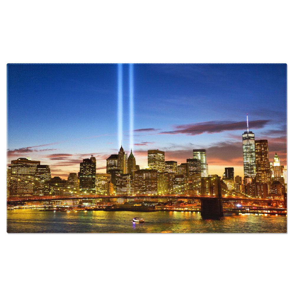 Tablou Canvas: Memorialul 9/11 - O Amintire Emoționantă în Manhattan, Marime 40x25CM [1]