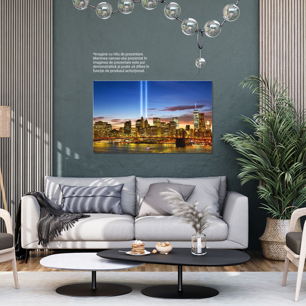 Tablou Canvas: Memorialul 9/11 - O Amintire Emoționantă în Manhattan, Marime 40x25CM [4]