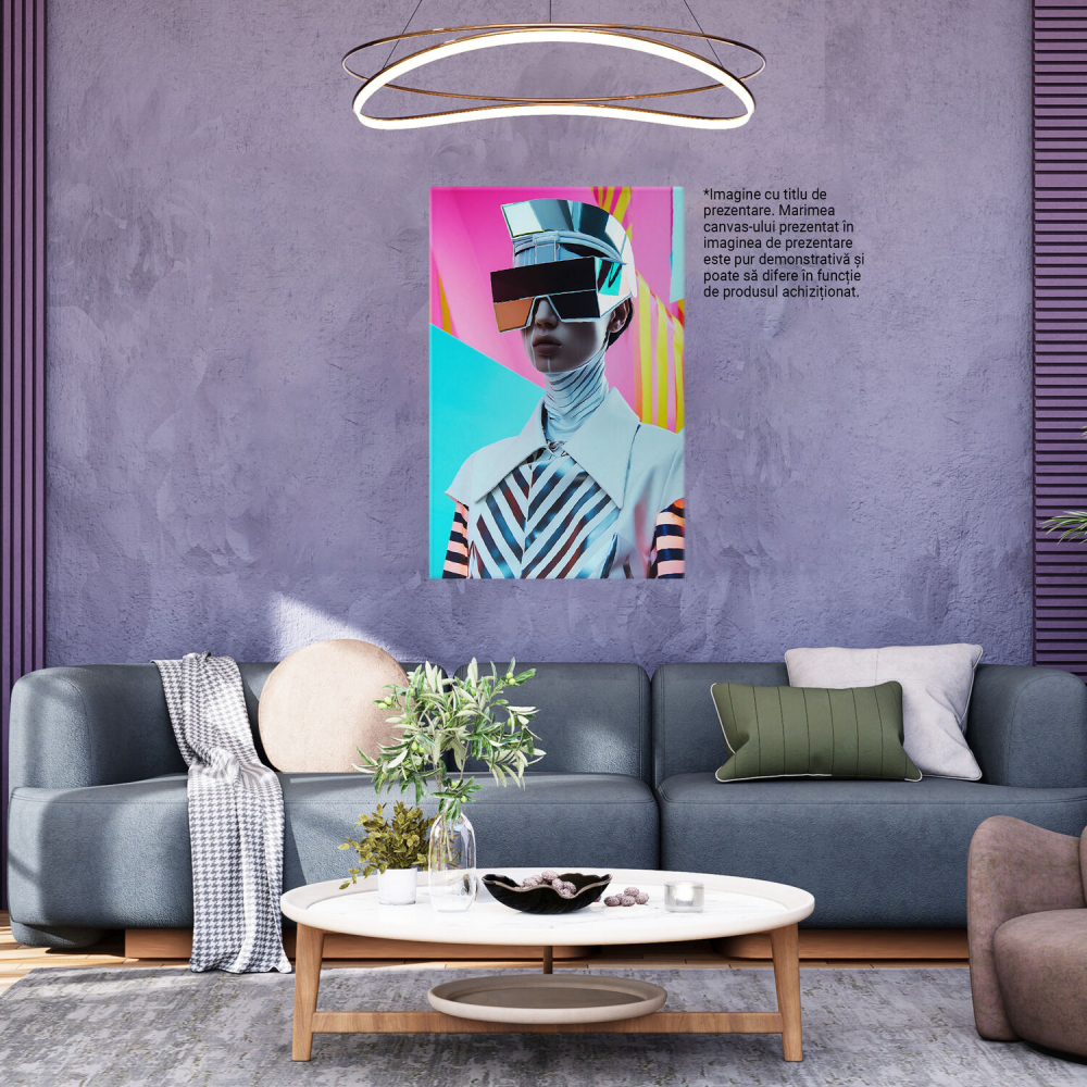 Tablou Canvas - Moda Anilor 3000: Încercare de Robotizare a Oamenilor, Marime 40x25CM [3]