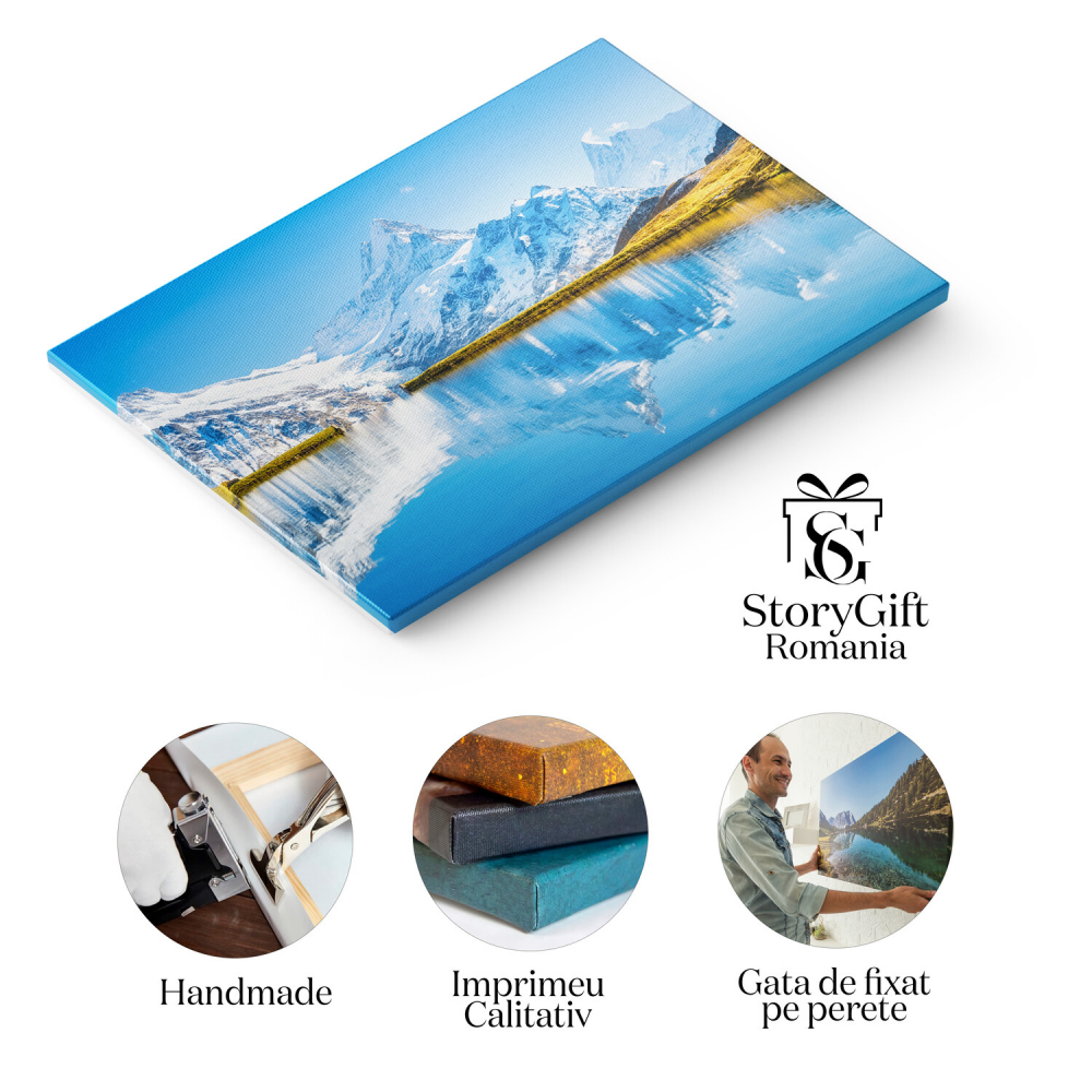 Reflecția Muntelui – Oglinda Naturii, Marime 40x25CM [2]