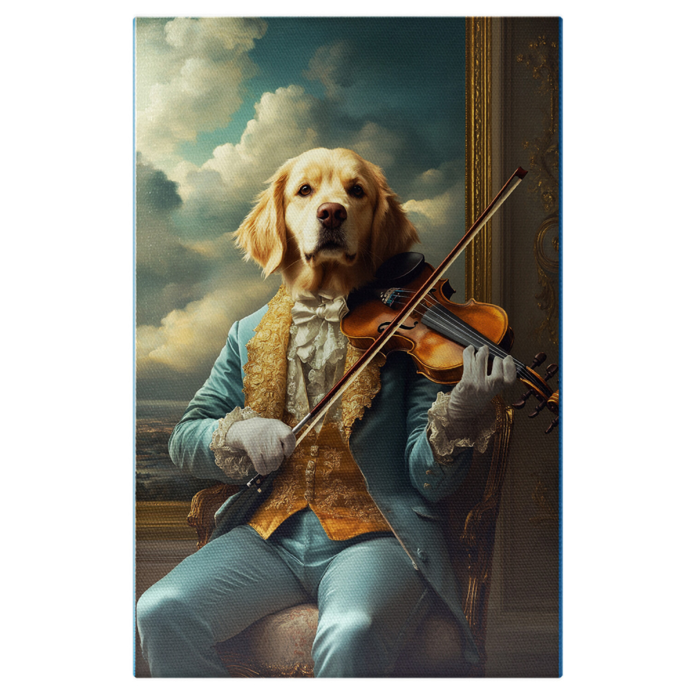 Tablou Canvas Personalizat Muzician Regal Cântând La Vioară
Marime 140x90CM [1]