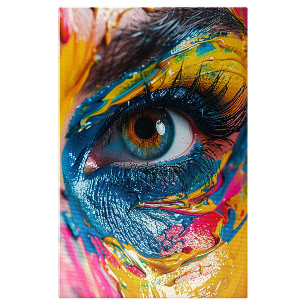 Ochiul și Frumusețea Haotică a Creației Turbulente - Pictură Digitală, Marime 40x25CM [1]