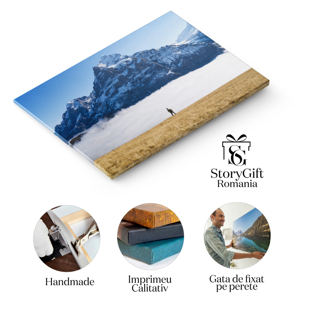 Om cu Rucsac: Aventură în Natură, Marime 40x25CM [2]