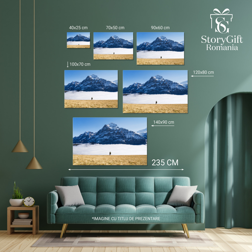 Om cu Rucsac: Aventură în Natură, Marime 40x25CM [4]