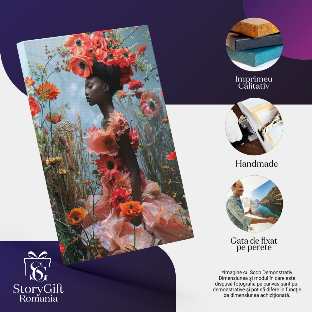 Omagiul Damei Adus Naturii - Aportul Africii în Lanul de Flori Sălbatice, Marime 40x25CM [2]