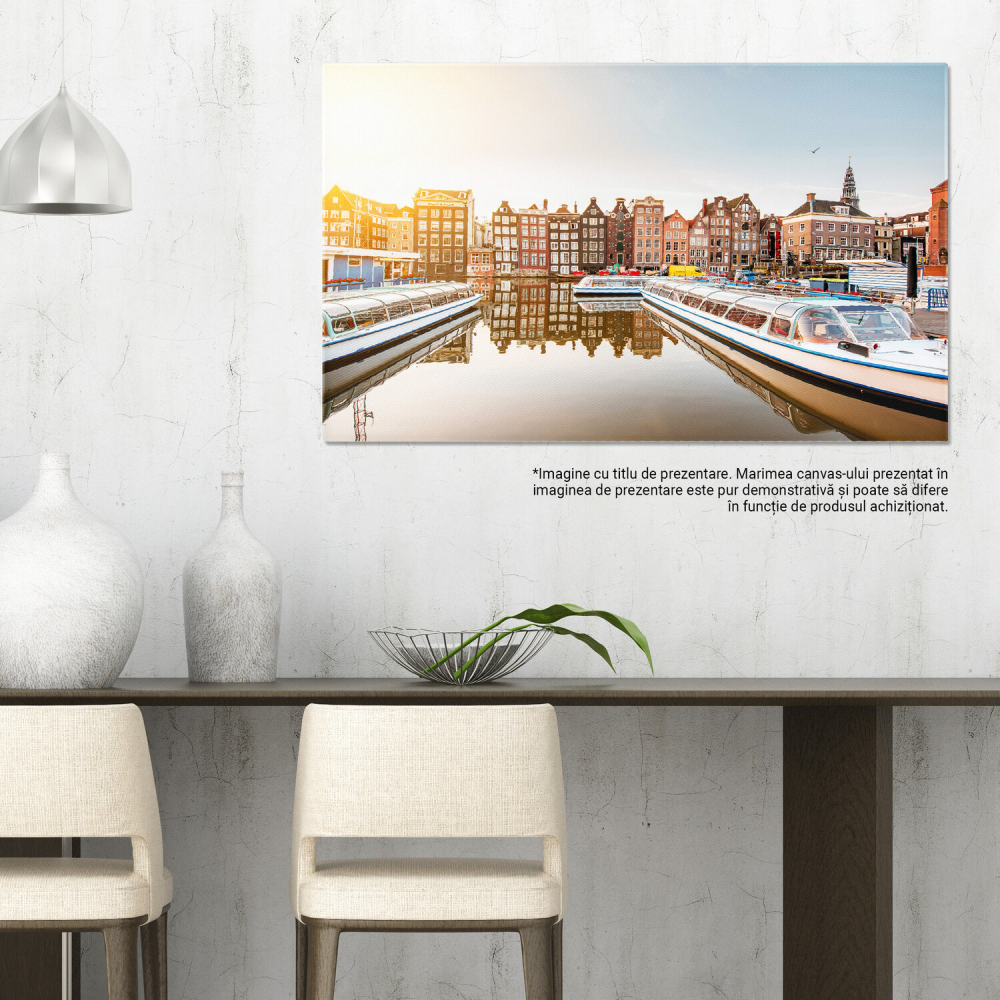 Orașul Amsterdam și Canalele Sale Picturale, Marime 40x25CM [3]