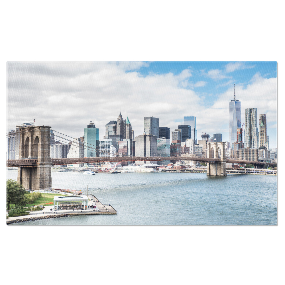 Orașul New York Înalțat la Crepuscul: Vedere Aeriană Metropolitană, Marime 40x25CM [1]