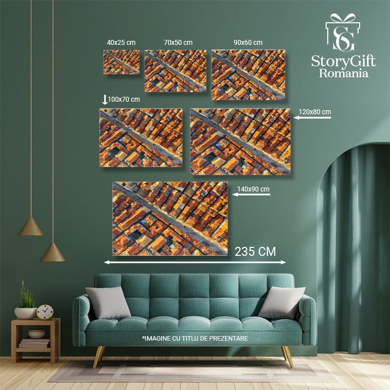 Tablou Canvas Orasul Vechi Dubrovnik in Lumina Apusului Dubrovnik, Croatia, oras vechi, apus, arhitectura 1726 40x25CM [5]