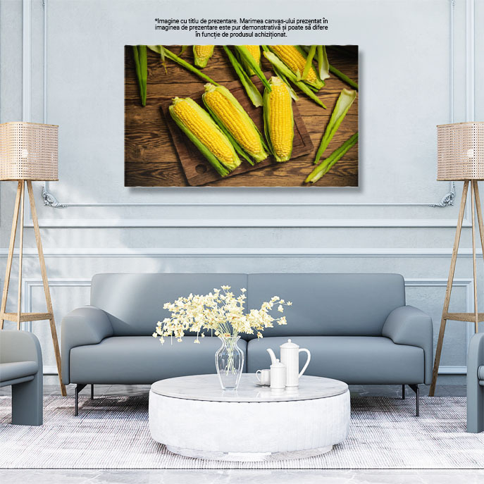 Tablou Canvas Oua Proaspete in tava  Baza Micului Dejun Sanatos si Satisfacator autentice din agricultura de acasa 40x25CM [3]