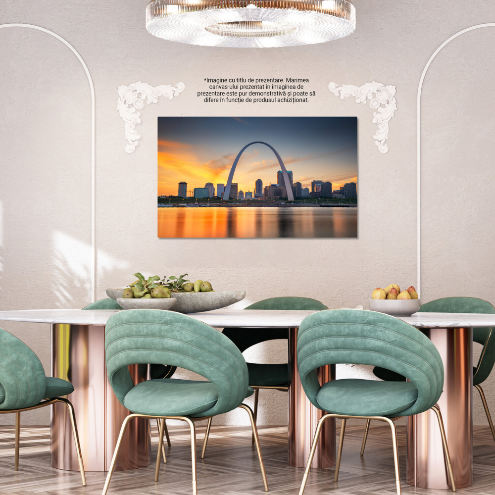 Tablou Canvas Palatul de Justiție - Denver, SUA - Arhitectură Iconică, Marime 40x25CM [4]