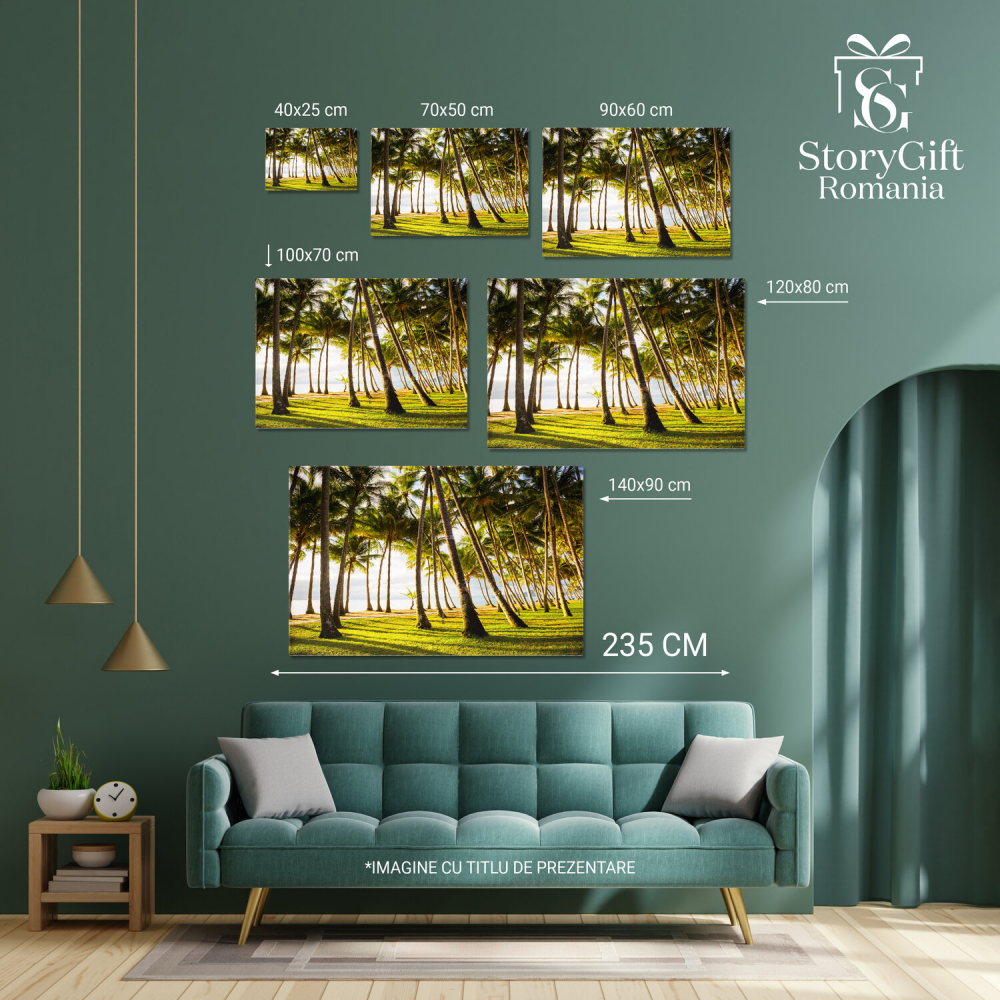 Plaja Tropicală din Palm Cove, Australia - Natură și Ocean, Marime 40x25CM [4]