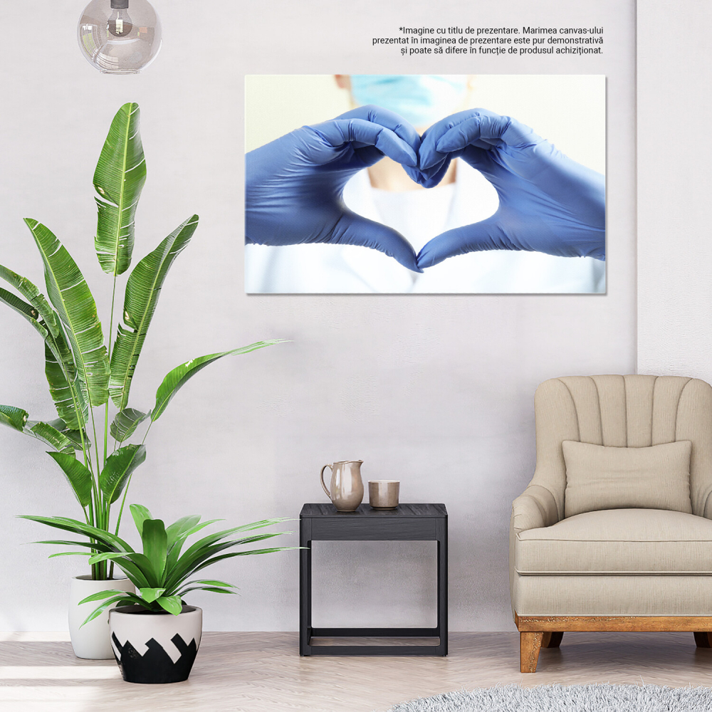 Tablou Canvas: Simboluri de Speranță în Timpul Pandemiei COVID-19, Marime 40x25CM [4]