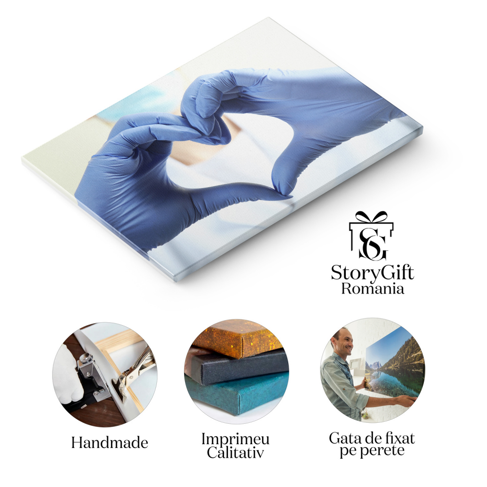 Tablou Canvas: Simboluri de Speranță în Timpul Pandemiei COVID-19, Marime 40x25CM [2]