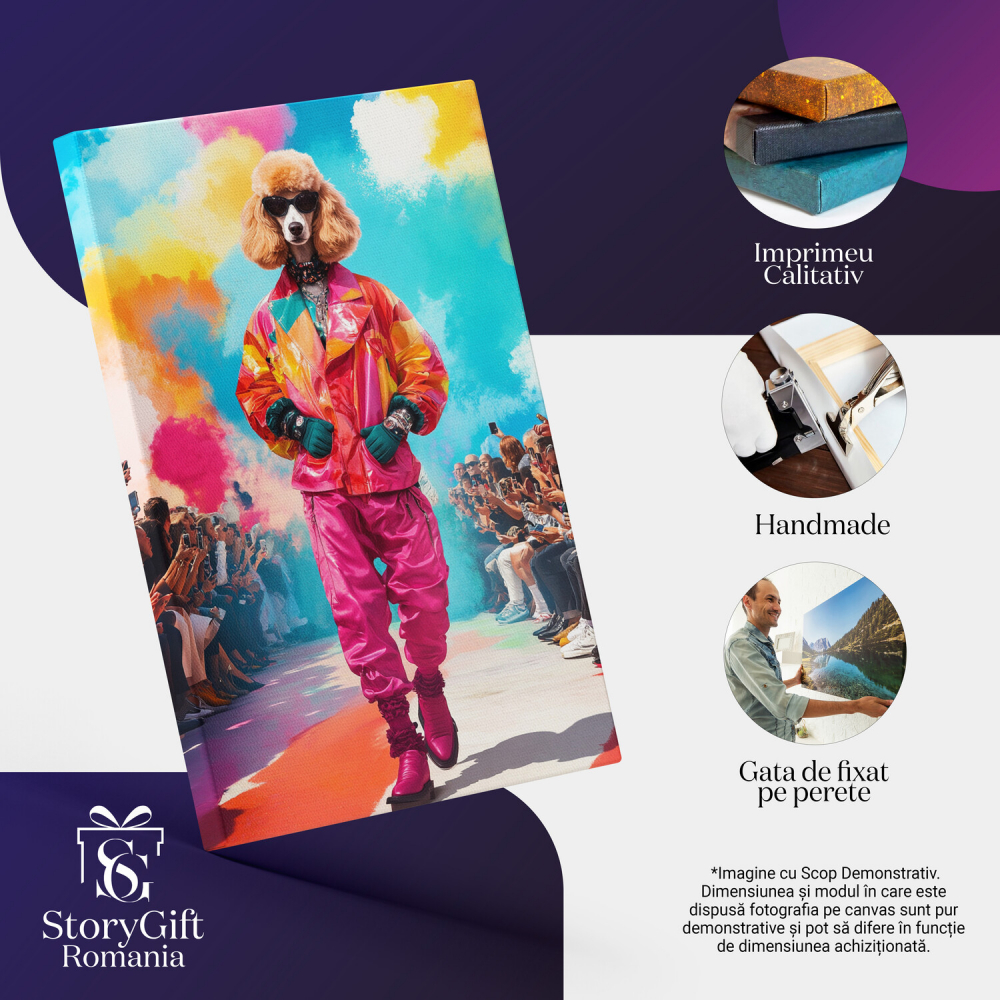 Tablou Canvas Personalizat Modă Stradală ModernăMarime 90x60CM [4]