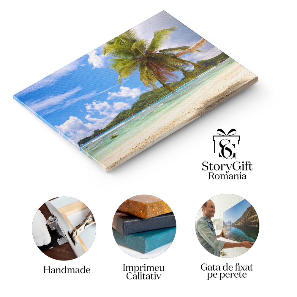 Paradis în Insulele Seychelles, Marime 40x25CM [2]