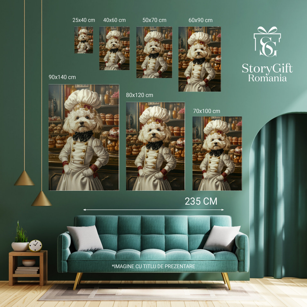 Tablou Canvas Personalizat Patiser Cheff Regal
Marime 90x60CM [6]