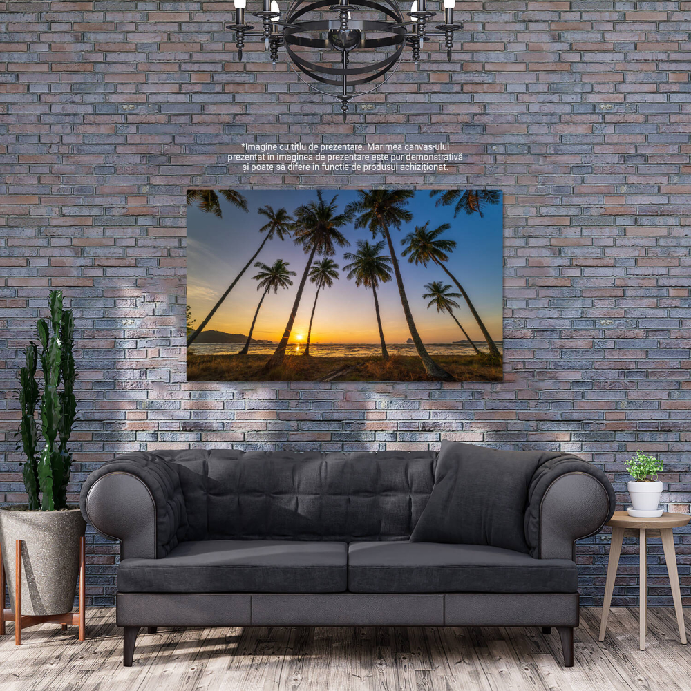 Tablou Canvas Peisaj Andaman: Coastele Koh Yao Yai și Serenitatea Tropicală, Marime 40x25CM [4]