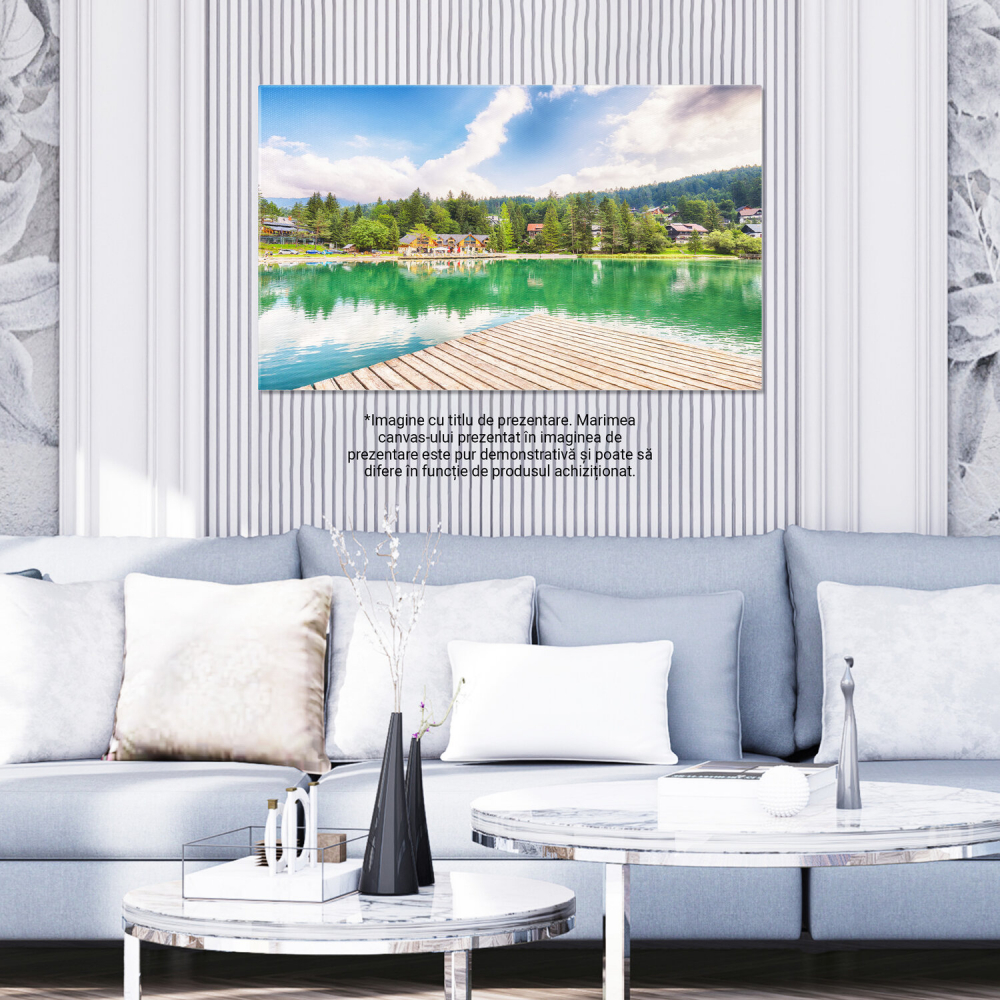 Peisaj Magnific pe Lacul Jasna – Slovenia, Marime 40x25CM [3]