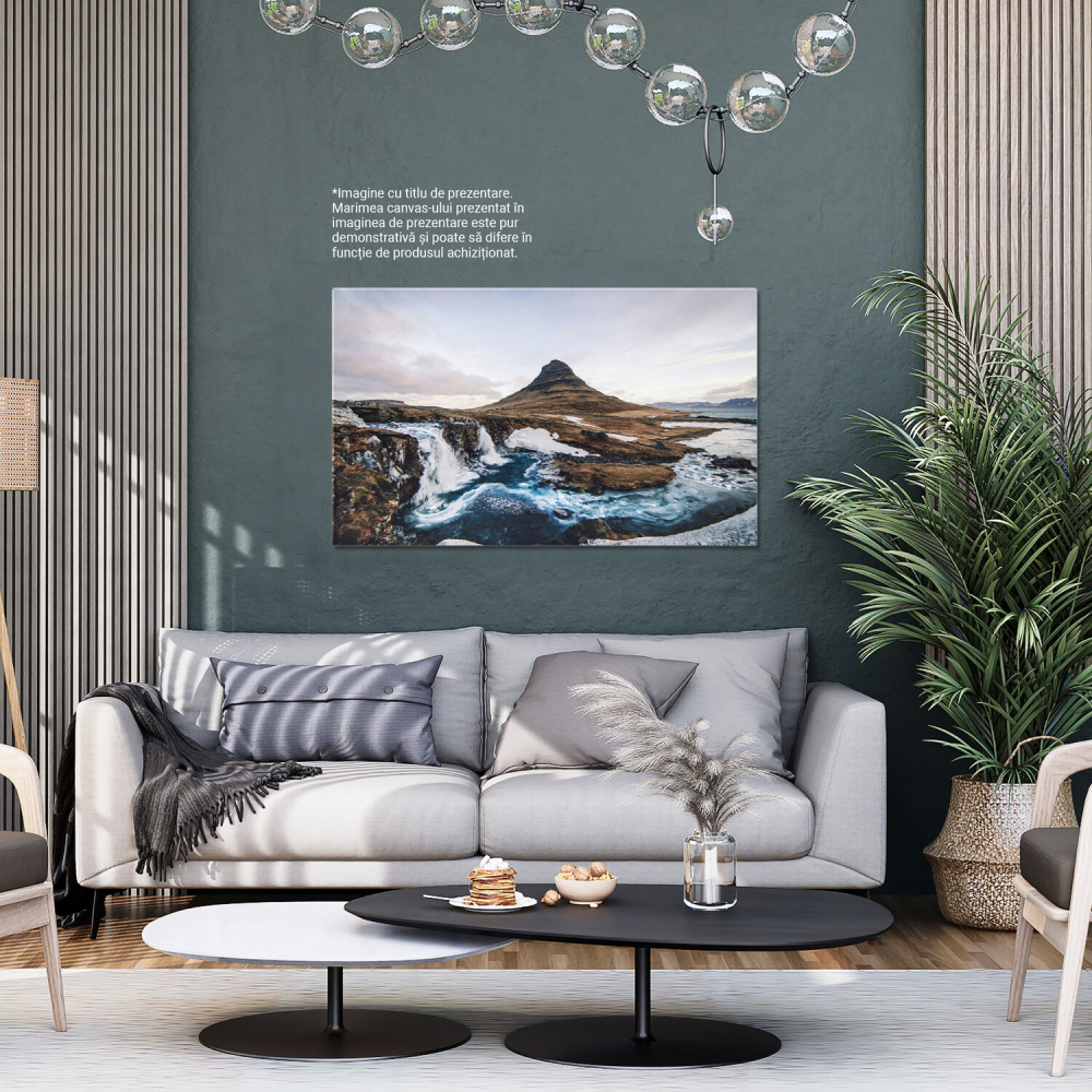 Tablou Canvas: Peisaj Islandez în Culoare, Marime 40x25CM [4]