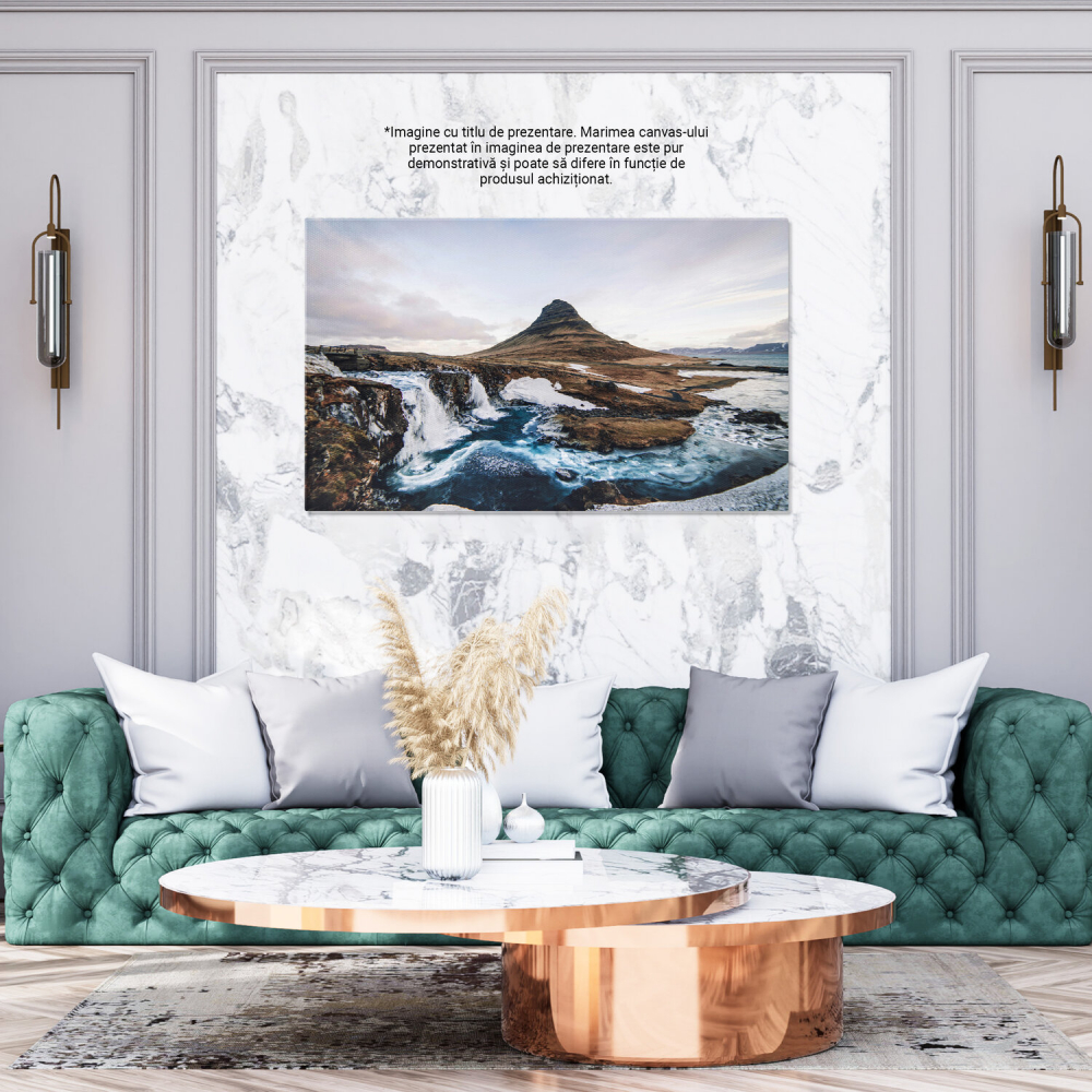 Tablou Canvas: Peisaj Islandez în Culoare, Marime 40x25CM [3]
