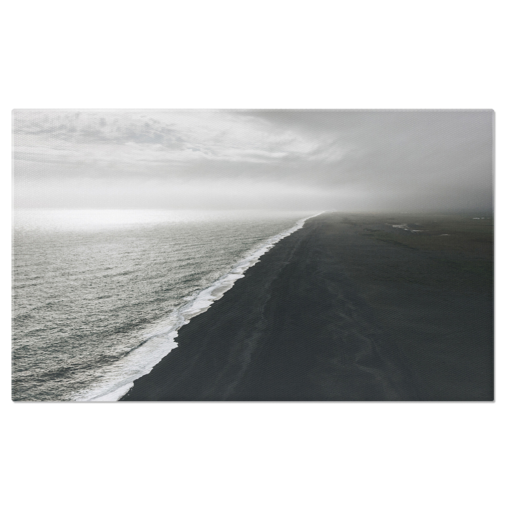 Tablou Canvas Peisaj Litoral în Islanda: Călătorind prin țara Gheizerelor, Marime 40x25CM [1]