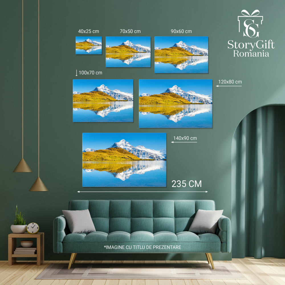 Reflecție Montană – Oglinda Naturii, Marime 40x25CM [4]