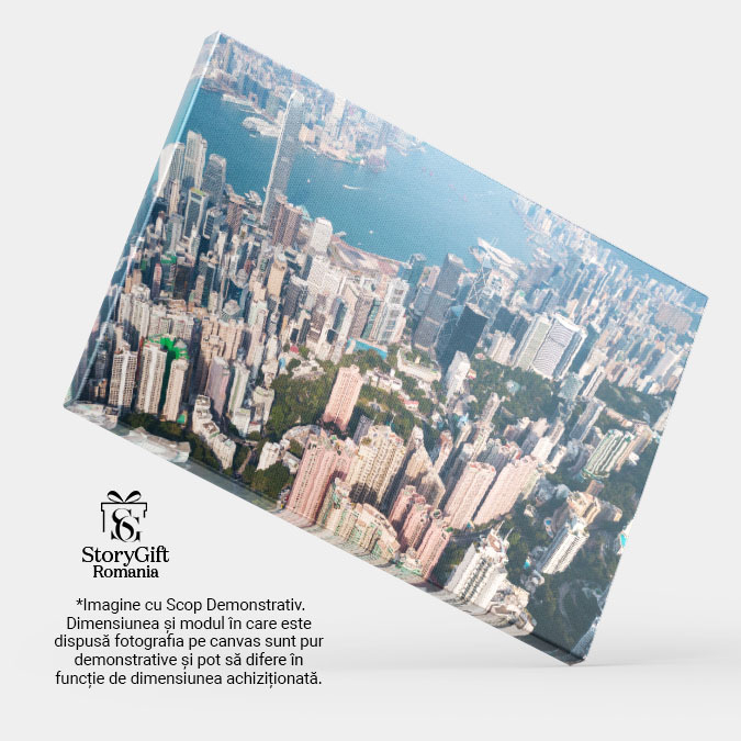 Tablou Canvas Peisaj Urban Hong Kong, architecture, Hong Kong, peisaj, ora 2391 40x25CM [4]