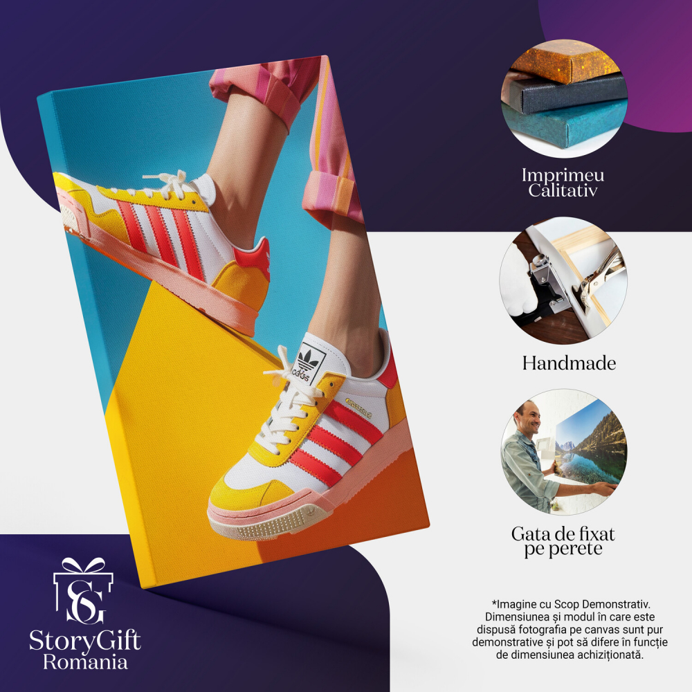 Încălțăminte Adidas Colorată: O Vară în Nuanțe Puternice, Marime 40x25CM [2]