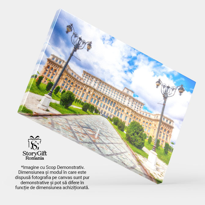 Tablou Canvas: Perspective Asupra Bucurestiului - Arhitectura, Capitala, Centru, Urban 40x25CM [4]