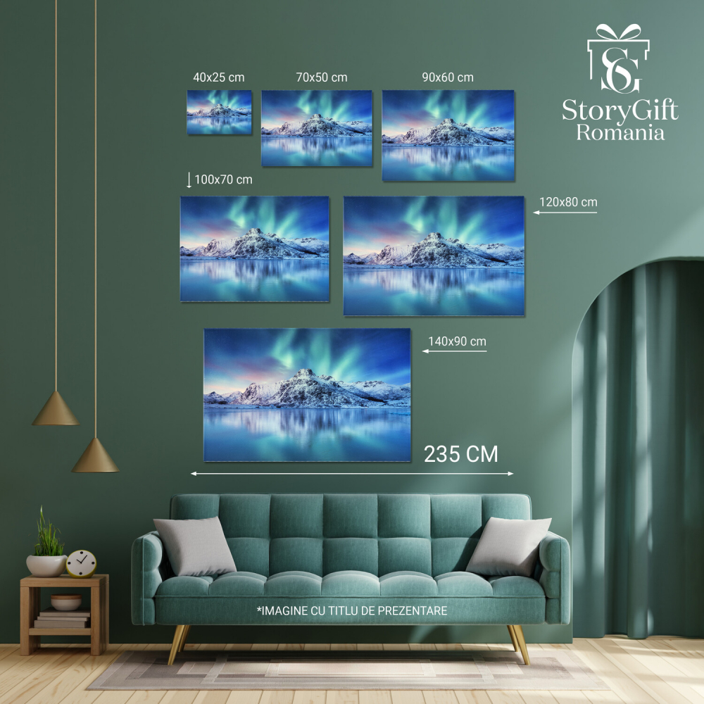 Pescaruși Atlantic Relaxându-se în Sezonul de Împerechere, Marime 40x25CM [4]