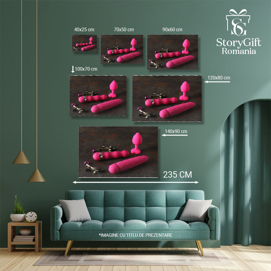 Tablou Canvas - Placere Solitara: Detalii Intime 40x25CM [5]