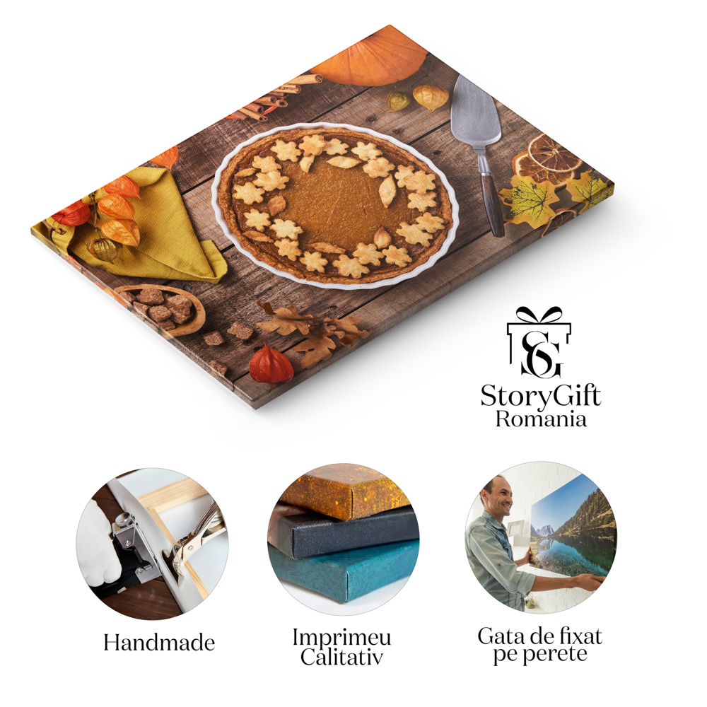 Tablou Canvas: Placinta Delicioasa - Gusturi Festive 40x25CM [5]