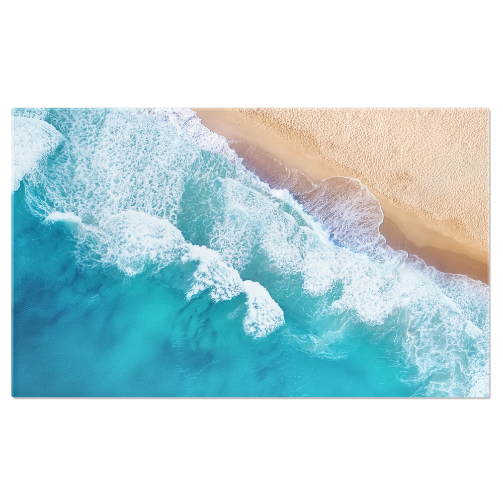 Plaja din Vederea de Sus: Oaze Turquoise de Vară, Marime 40x25CM [1]