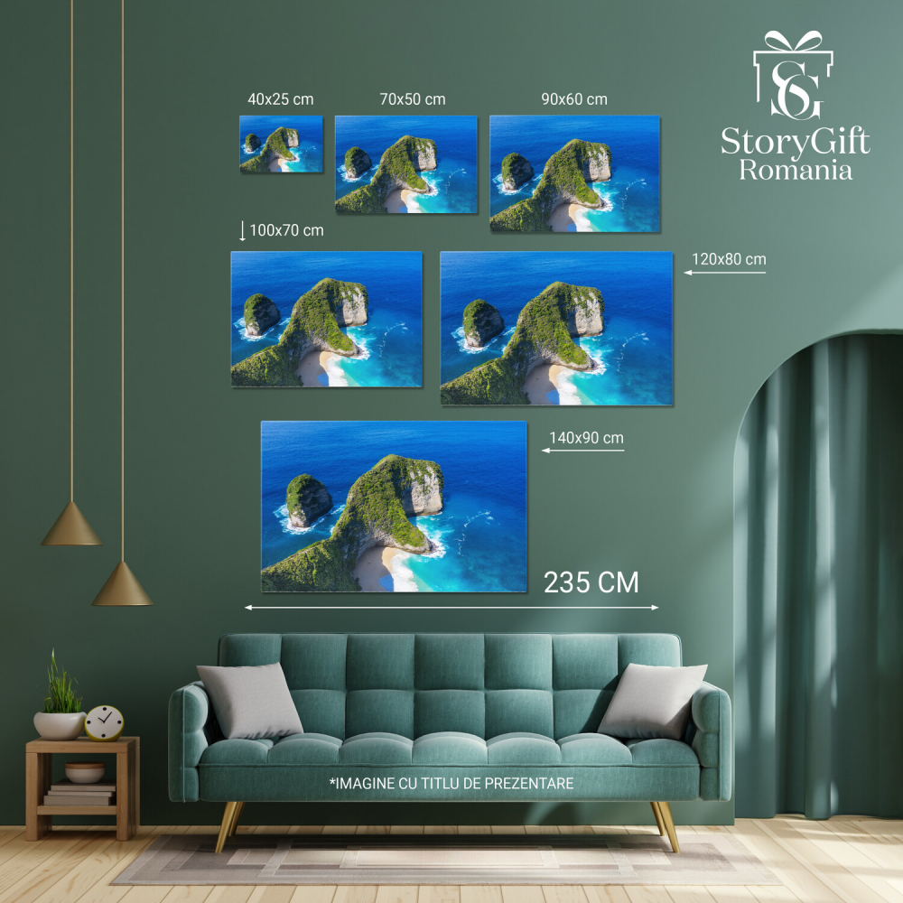 Plaja Kelingking – Nusa Penida, Bali, Marime 40x25CM [4]