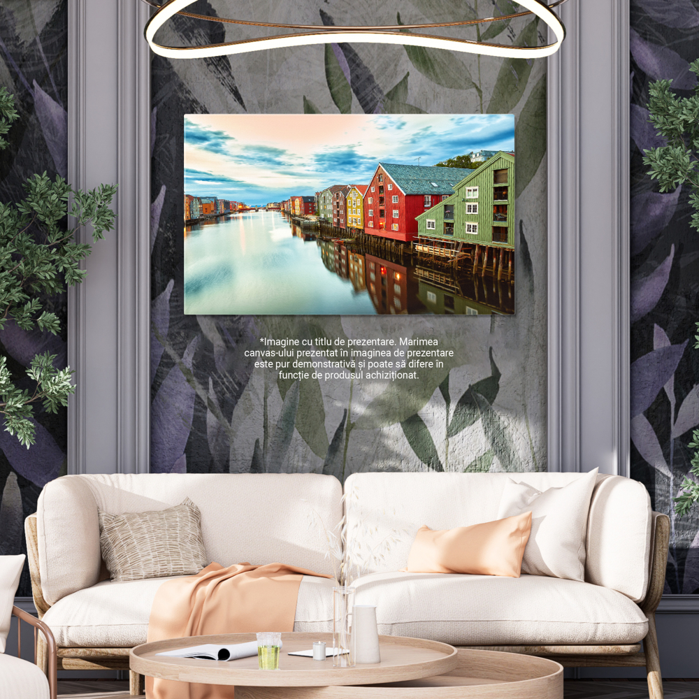 Tablou Canvas Plaja Tropicala, resort, plaja, palmieri, ocean, paradis, turism, vara 40x25CM [3]