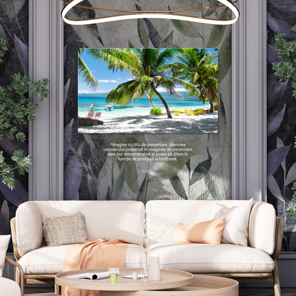 Plaja Tropicală: Paradisul Resorturilor și Palmierilor, Marime 40x25CM [3]
