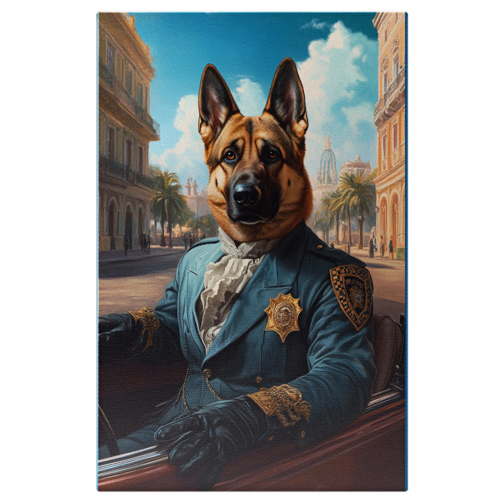 Tablou Canvas Personalizat Polițist RegalMarime 120x80CM [1]