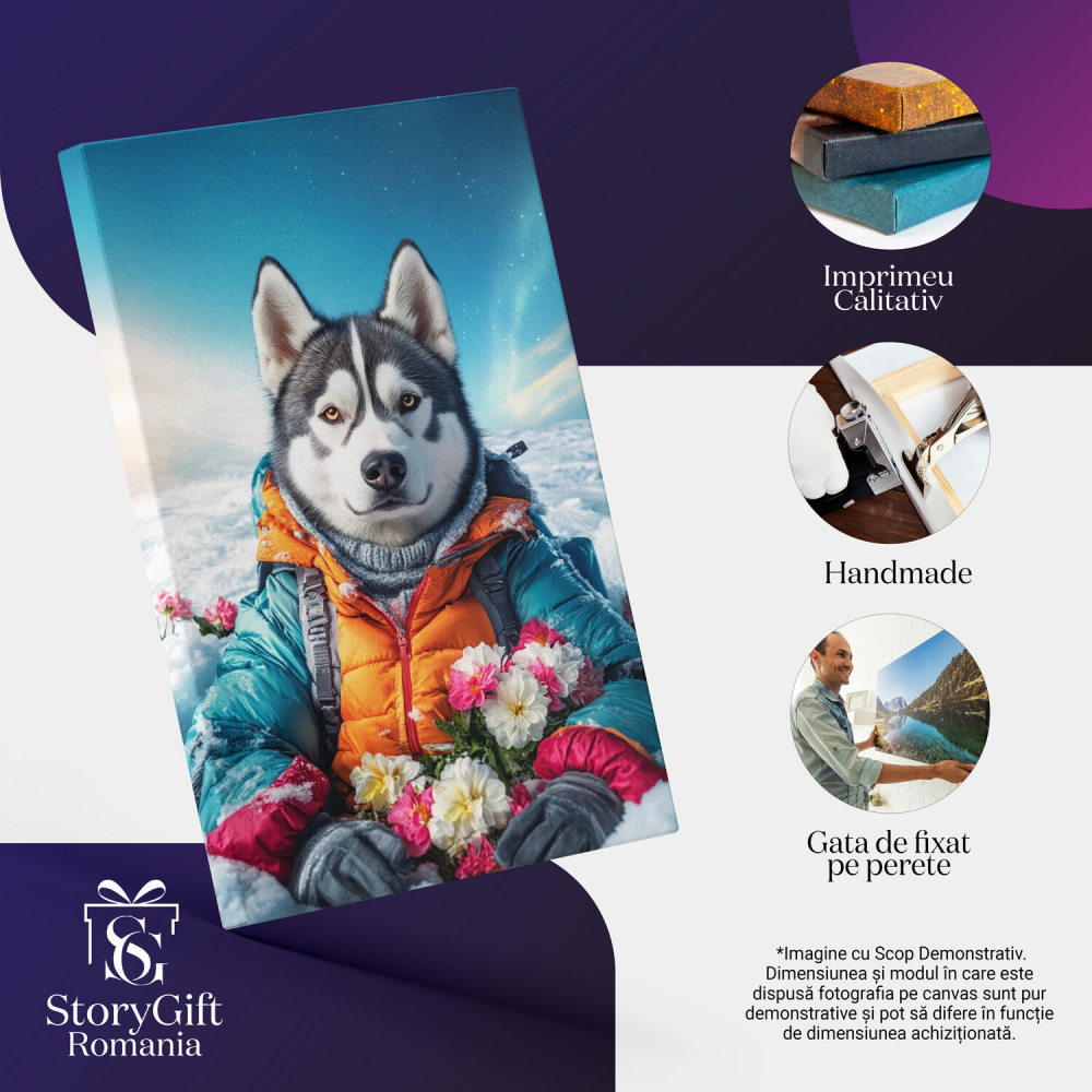 Tablou Canvas Personalizat Aurora Boreală la Polul Nord
Marime 120x80CM [4]